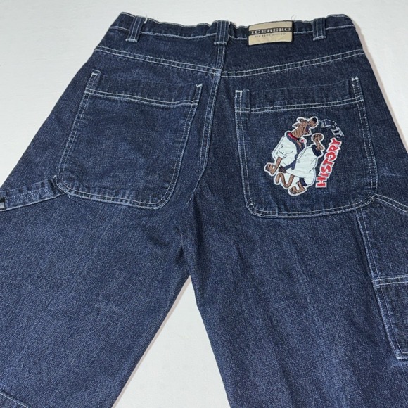 Iceberg Other - Vintage Iceberg History Jean Shorts Mens 32 Kung Fu Scooby Blue Dark Wash Skater
